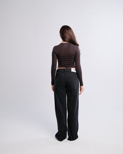 Staple Jeans — Black — Back view