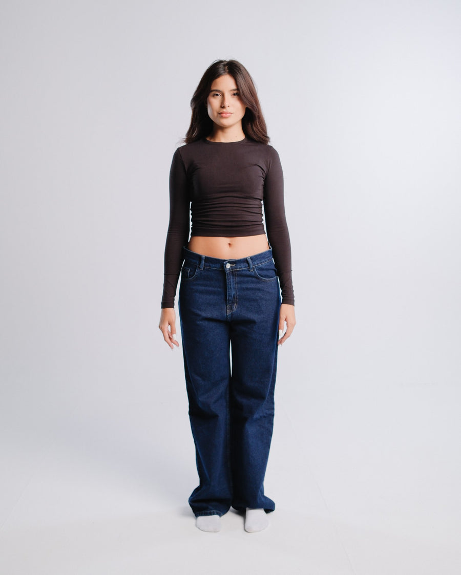 Staple Jeans — Dark Wash — Front view