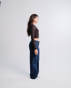 Staple Jeans — Dark Wash — Side view