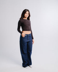 Staple Jeans — Dark Wash — Styled view