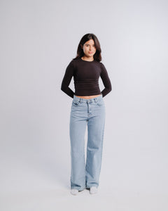 Staple Jeans — Light Wash — Front view