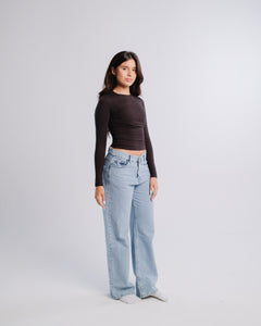 Staple Jeans — Light Wash — Styled view